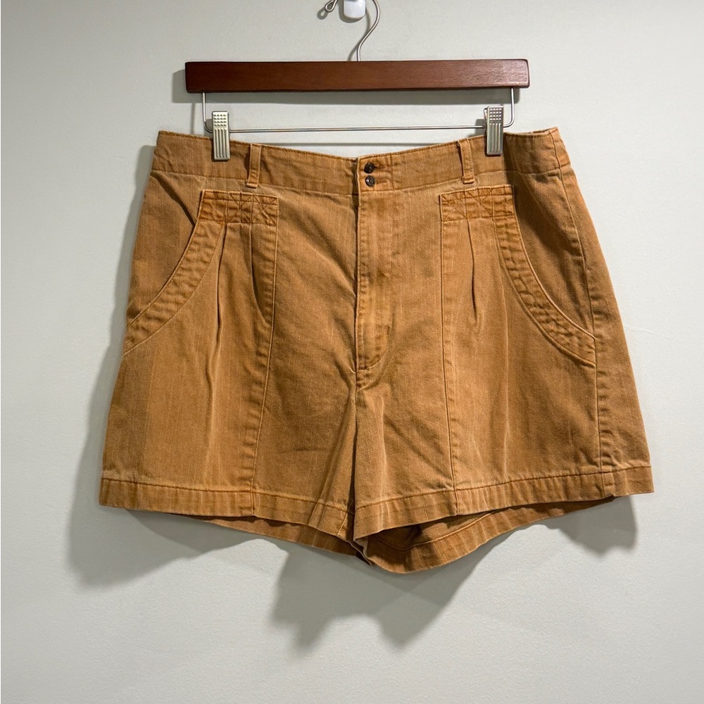 Universal Thread Women's‎ High Waisted Dark Khaki Shorts Size 14